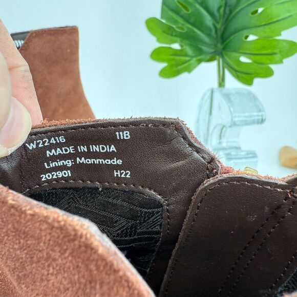 Cole Haan Womens Haidyn Ankle Booties Size 11 B Brown Leather Buckle W22416 - Picture 11 of 13